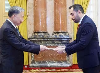 Vietnam recibe credenciales diplomáticas de embajador de Nicaragua