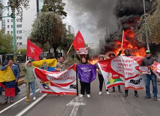 Protestas en Ecuador por alza del combustible Incremento de combustibles desata protestas en Ecuador.