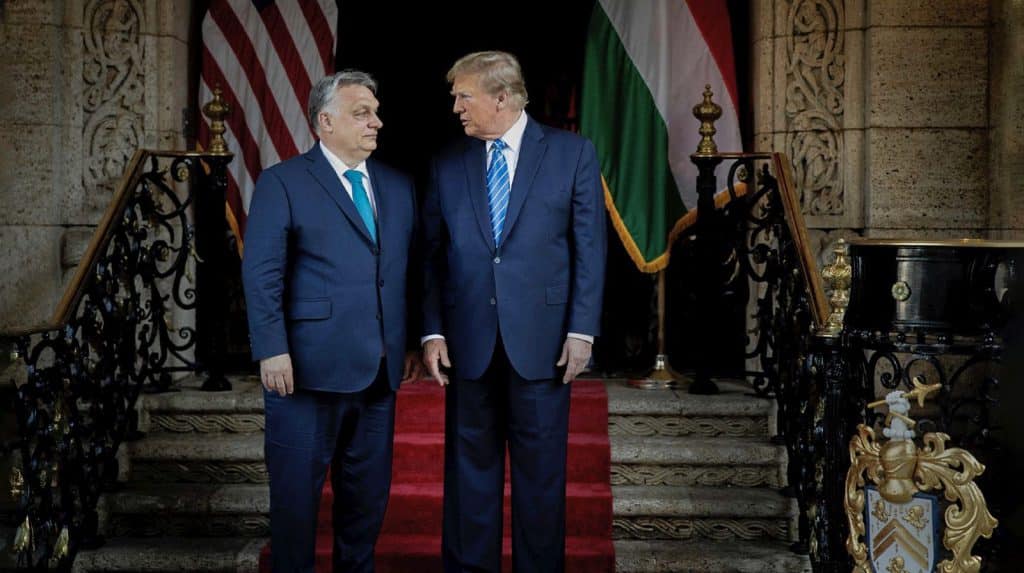 Tras su llegada a Estados Unidos, Viktor Orbán, se personó con Donald Trump.