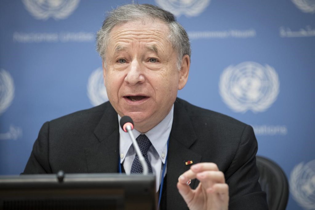 La visita de Jean Todt se enmarca en el contexto de adopción de una nueva resolución de la ONU, para mejorar la seguridad en carreteras.