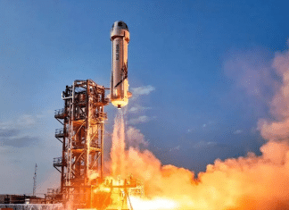 Blue Origin lleva a seis nuevos exploradores al espacio Pasajeros al borde del espacio en la misión NS-26 fueron trasladados en turismo espacial por Blue Origin.