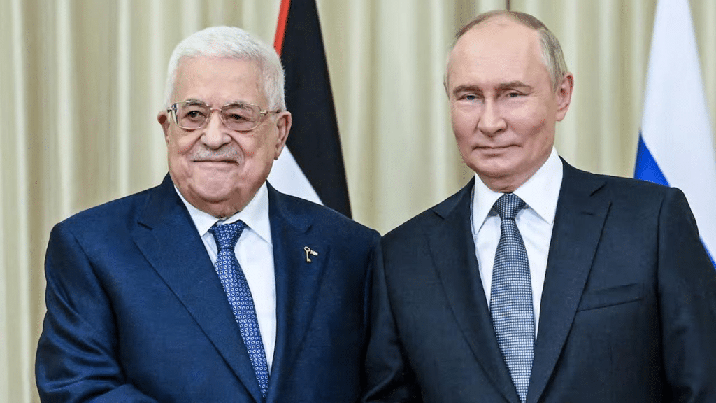 Putin se pronuncia sobre el elevado número de víctimas en Gaza, durante reunión con su homólogo de Palestina, Mahmud Abás.