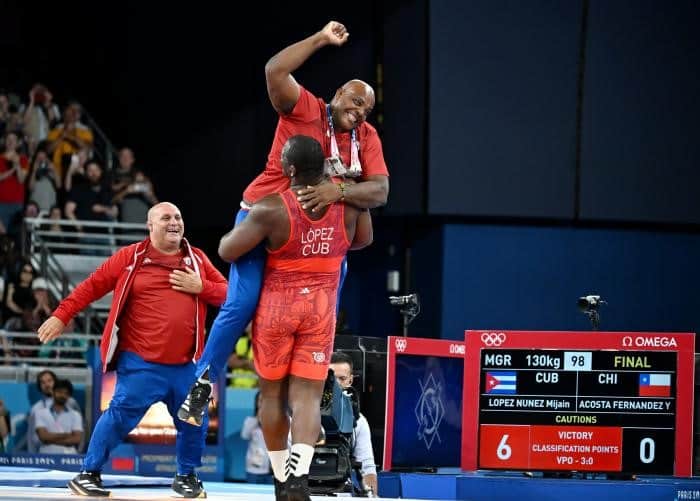 El atleta cubano Mijaíl López obtuvo su quinta medalla de oro de manera consecutiva en la disciplina de lucha grecorromana.