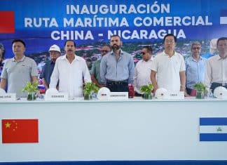 Nicaragua y China abren nueva ruta comercial directa para impulsar intercambio económico Nicaragua inicia ruta marítima directa con China.