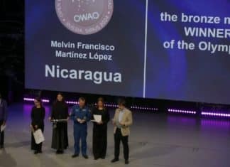 Nicaragua gana medalla de bronce en la Olimpiada Mundial de Astronomía 2024 Alrededor de 20 países fueron representados por 104 estudiantes en las Olimpiadas de Astronomía 2024.