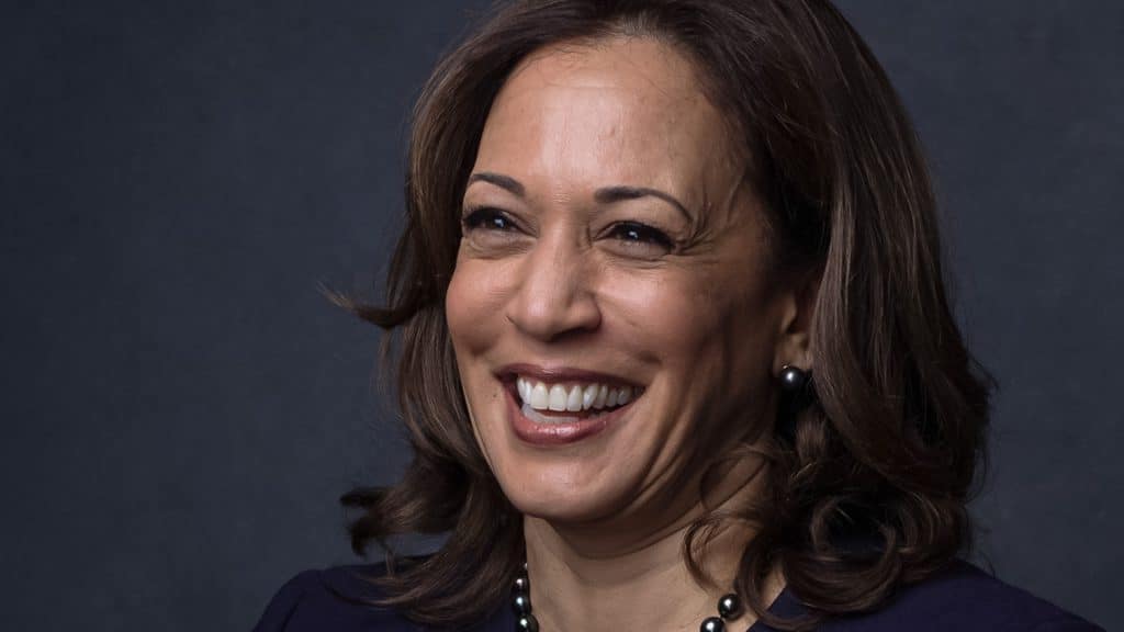 Kamala Harris es la actual vicepresidenta de EEUU y candidata a la presidencia por el Partido Demócrata.