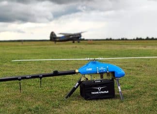 Rusia presenta un innovador helicóptero no tripulado Quiet Wings del consorcio Kalashnikov, presentó en Rusia el helicóptero no tripulado multifuncional Alpha-E.