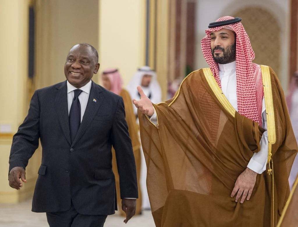 Arabia Saudita mantiene sólidas relaciones con Sudáfrica.