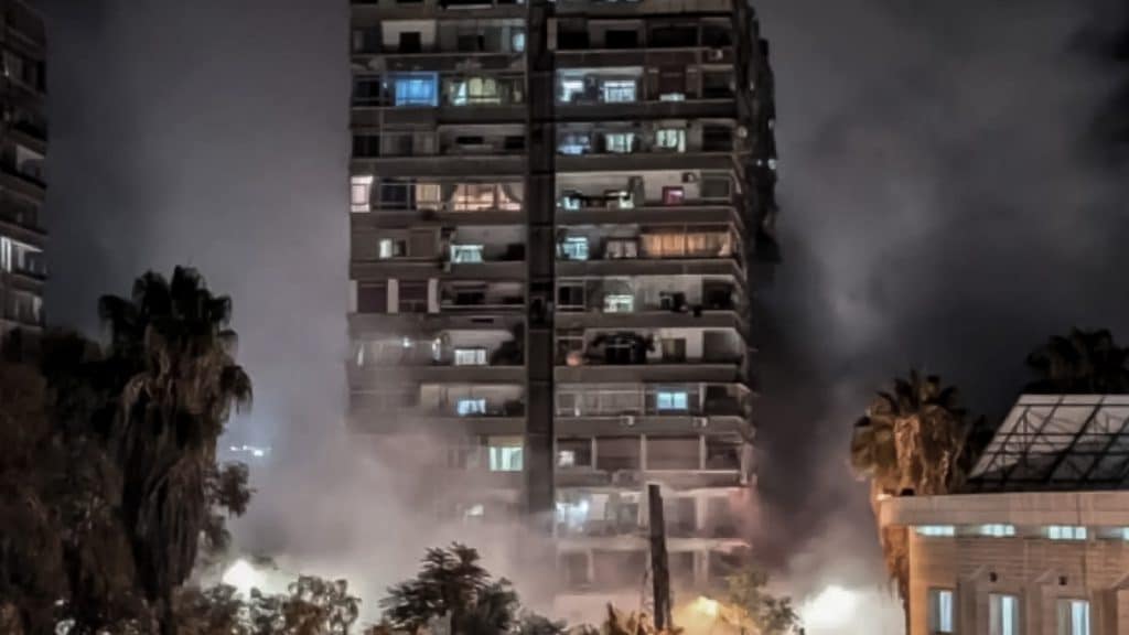 El barrio de Al Mazzeh en Siria, fue atacado y bombardeado vía aérea por el Ejército de Israel.