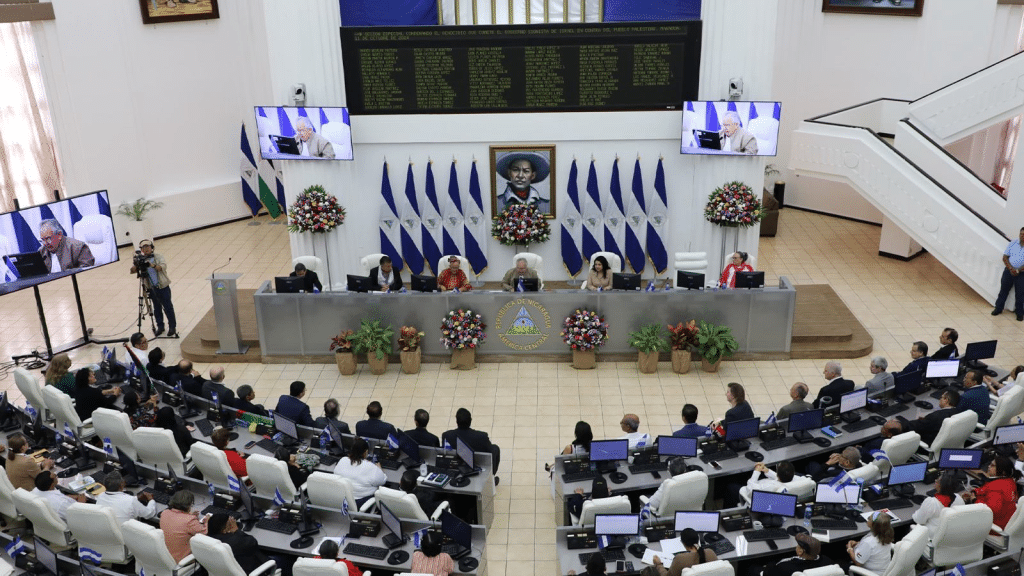 Parlamento nicaragüense solicita evaluar rompimiento diplomático con Israel por crímenes contra Palestina.