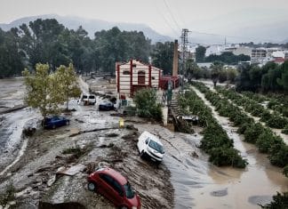 España emite alerta roja en Málaga ante la nueva DANA Agencia de meteorología española emite alerta roja ante la llegada de la DANA a Málaga.