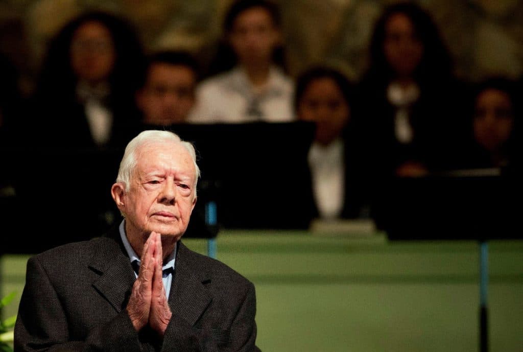 Jimmy Carter, expresidente de EEUU, se destacó por su labor humanitaria