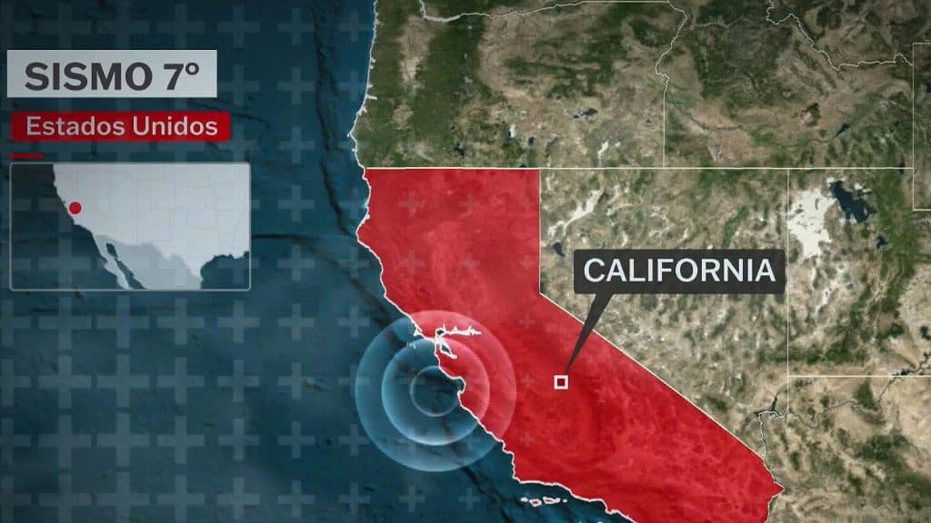 Emiten alerta de sismo tras sismo en California, Estados Unidos