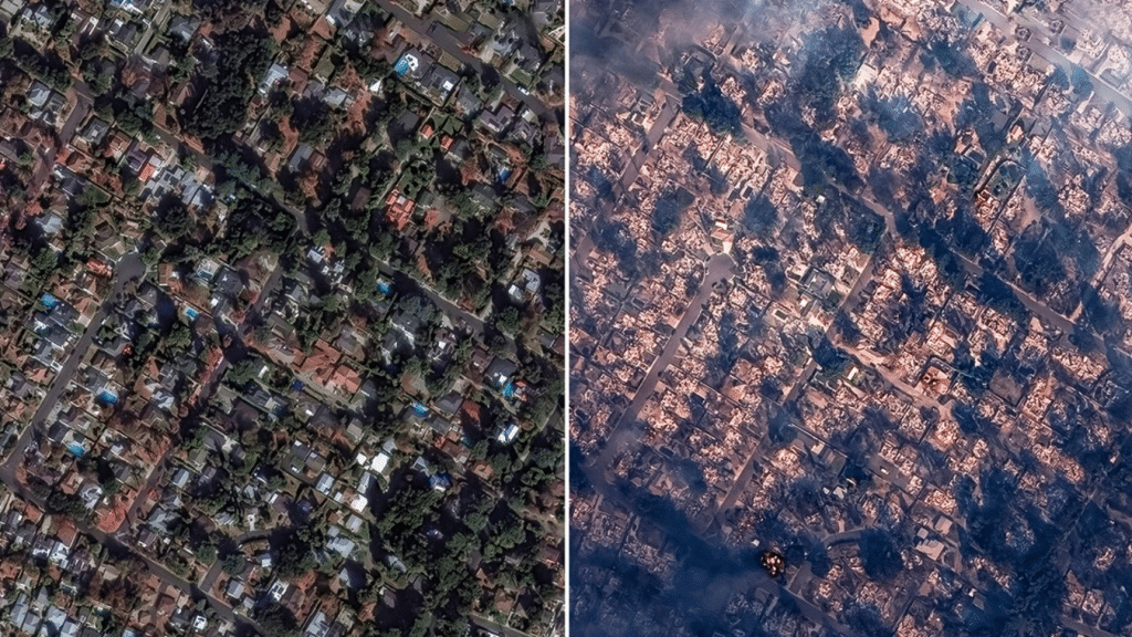 Los incendios en el sur de California son frecuentes debido al clima seco y los vientos de Santa Ana.