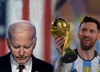 Leo Messi deja plantado a Joe Biden Joe Biden queda esperando a Leonel Messi, en la ceremonia de reconocimiento y entrega de la Medalla Presidencial de la Libertad.