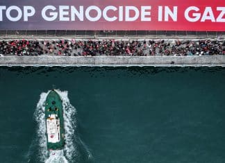 Masiva manifestación en Turquía en apoyo a Palestina Manifestantes exigen el fin de las hostilidades en la Franja de Gaza.