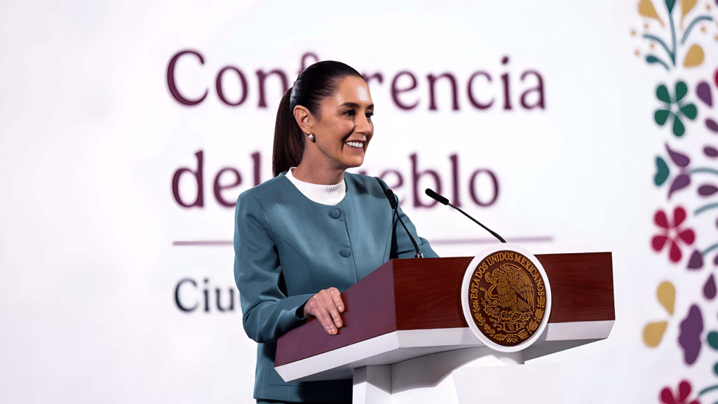 Claudia Sheinbaum descarta importancia de no asistir a la toma de Trump.