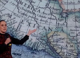 Sheinbaum responde a comentarios expansionistas de Trump En respuesta a los comentarios expansionista de Trump, Sheinbaum asegura que el golfo de México es reconocido Naciones Unidas.