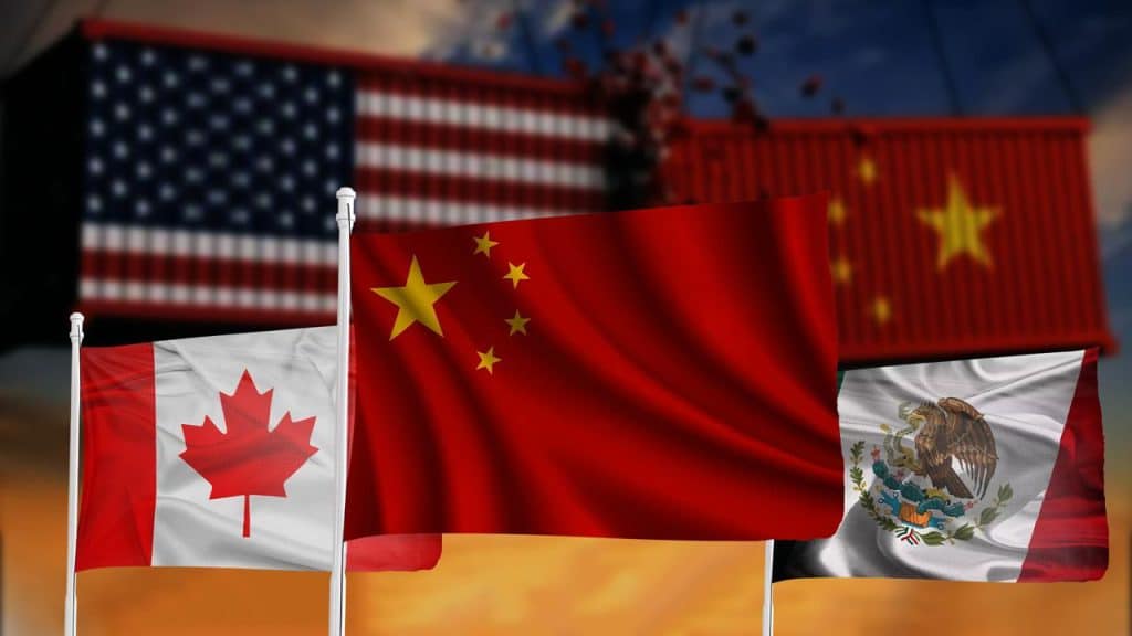 Imposición unilateral de La Casa Blanca, será respondida con incremento de impuestos por parte de China, México y Canadá.