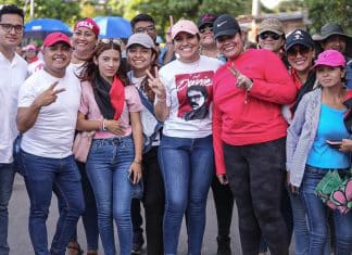Nicaragua realiza masivas caminatas reafirmado la defensa de la paz La caminata se desarrolla en el contexto de “Abril, Pueblo que Defiende la Paz”.