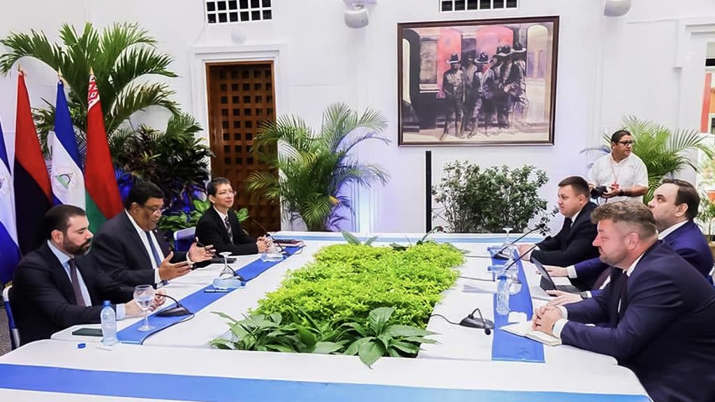 Encuentro bilateral entre Nicaragua y Belarús consolidan los esfuerzos en temas de relevancia internacional
