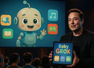 Elon Musk anuncia “Baby Grok”, la app IA pensada para niños