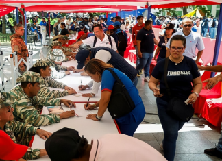 Nicolás Maduro celebra éxito de alistamiento de milicias ante amenazas de EEUU Maduro denuncia injerencia de EEUU