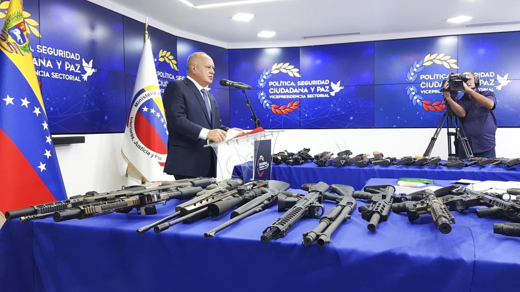 Diosdado Cabello, denuncia complot terrorista contra infraestructuras y figuras públicas