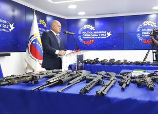Venezuela desmantela plan terrorista y decomisa 1.500 kilos de explosivos Diosdado Cabello, denuncia complot terrorista contra infraestructuras y figuras públicas