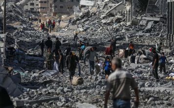 Miles de palestinos vuelven al norte de Gaza tras la devastadora agresión de Israel Palestinos regresan a una Gaza en ruinas