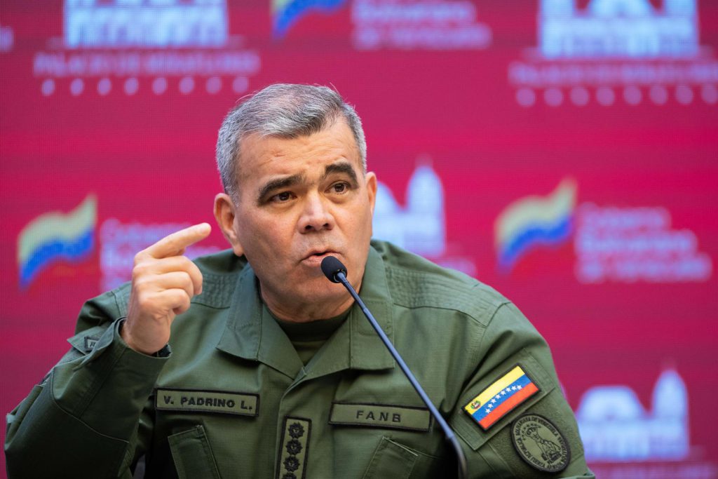 Vladimir Padrino López, ministro de Defensa de Venezuela