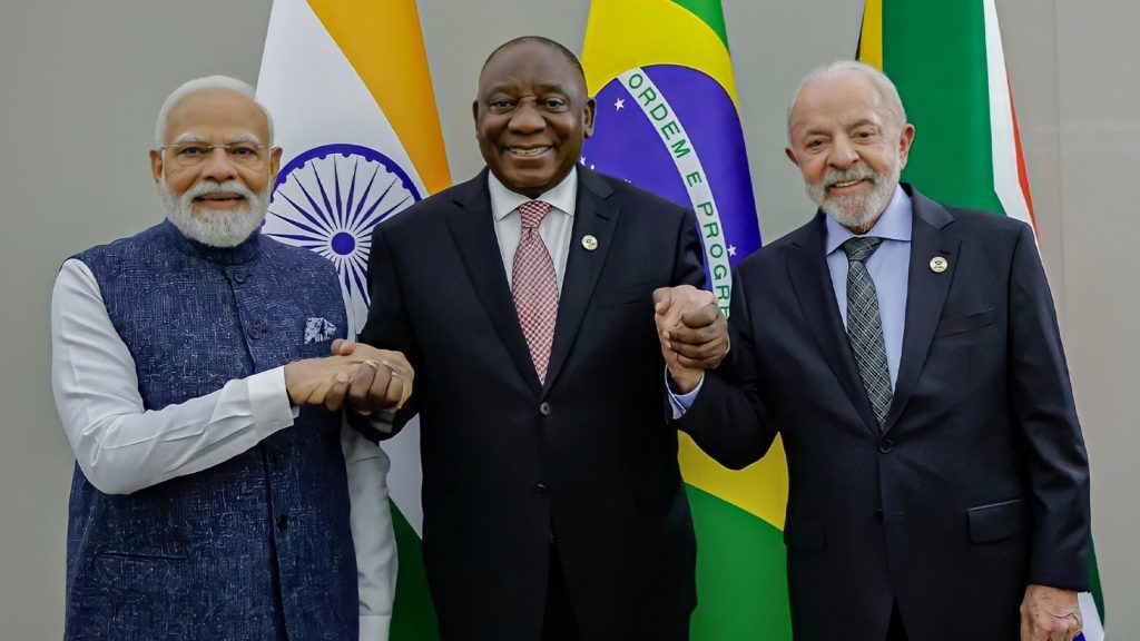 Lula, Ramaphosa y Modi se reunieron al margen del G20 para reactivar la agenda del foro IBSA