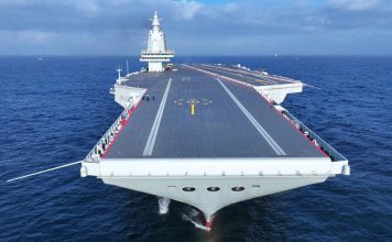 China presenta su primer portaaviones con catapultas electromagnéticas El portaaviones marca un nuevo hito en la modernización de la Armada china