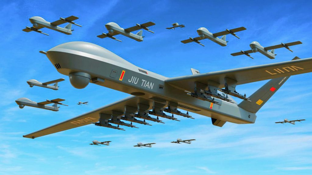 China eleva su poder militar con dron capaz de desplegar 100 drones suicidas