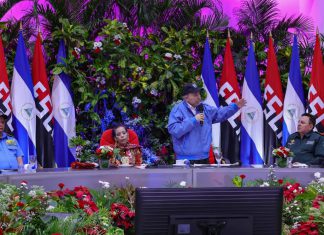 Nicaragua denuncia la política agresiva de EEUU en el Caribe Copresidentes de Nicaragua hacen llamado a la paz y denuncian amenazas de EEUU