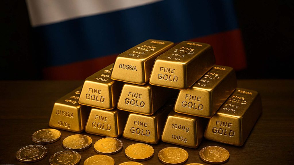 Las tenencias de oro de Rusia llegan a su mayor nivel en décadas