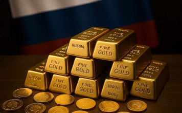 Rusia alcanza récord histórico en sus reservas de oro Las tenencias de oro de Rusia llegan a su mayor nivel en décadas