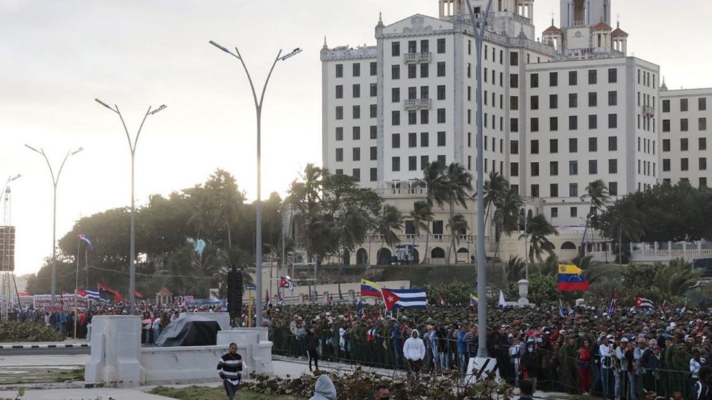 En un emotivo discurso, el presidente de Cuba, Miguel Díaz-Canel, condenó las acciones terroristas de EEUU contra la región.