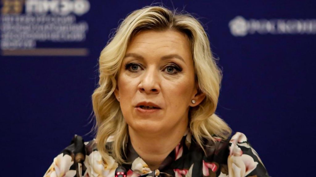 Zajárova pide a Washington que impere el sentido común y el derecho internacional