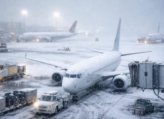Tormenta invernal paraliza EEUU: más de 8.000 vuelos cancelados Gobierno federal y autoridades estatales activan emergencias