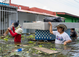 Inundaciones en Colombia dejan al menos 17 muertos y más de 250.000 afectados Viviendas afectadas por las intensas lluvias registradas en varias regiones de Colombia.