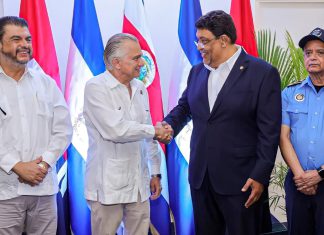 Nicaragua y Costa Rica coordinan acciones contra crimen organizado y minería ilegal Costa Rica aseguró que no discute la soberanía plena de Nicaragua sobre el Río San Juan