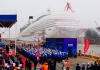 China construye su segundo megacrucero turístico Las autoridades proyectan construir entre tres y cinco nuevos cruceros en la próxima década