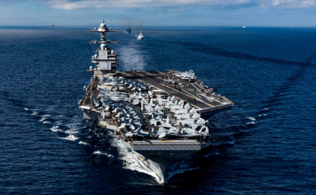 Irán: Instalaciones logísticas del portaviones Gerald Ford son objetivo El USS Gerald Ford puede transportar hasta 90 aeronaves, incluyendo los cazas de ataque F-35