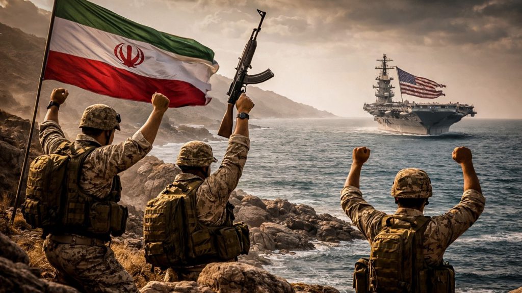 Presión naval iraní en el golfo hace que portaaviones de EEUU huya a aguas abiertas