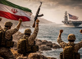 Irán hace retroceder al portaaviones USS Abraham Lincoln de EEUU Presión naval iraní en el golfo hace que portaaviones de EEUU huya a aguas abiertas