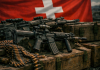 Suiza bloquea venta de armas a países implicados en agresión contra Irán Suiza mantendrá Revisión estricta de licencias y control reforzado sobre bienes de doble uso y sanciones