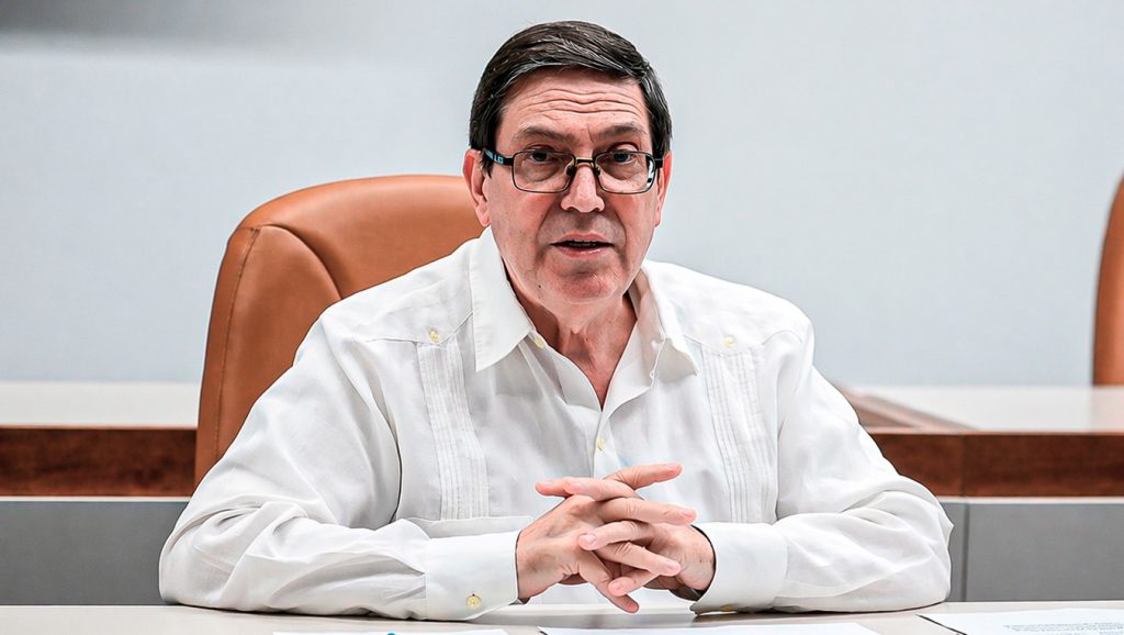 El canciller, Bruno Rodríguez, remarcó que Cuba jamás aceptará amenazas de EEUU