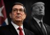 Cuba denuncia que EEUU busca castigar al mundo entero por relacionarse con la isla Bruno Rodríguez acusó a Estados Unidos de utilizar medidas coercitivas para castigar a cualquier nación que mantenga relaciones económicas con Cuba