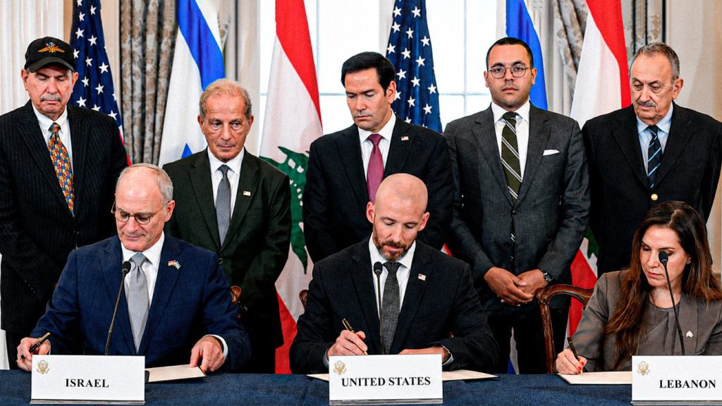 Washington coordinará la seguridad y la reconstrucción del Líbano, según acuerdo pactado